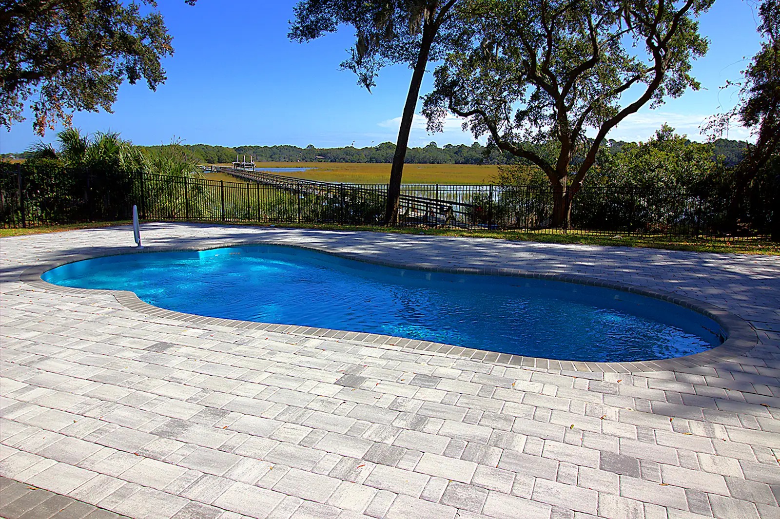 The Leisure Pools Beaufort fiberglass pool gallery